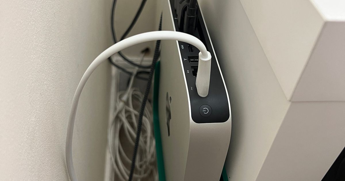 Mac Mini Wall Mount (Mid 2010-2020) by Jesus! of RandomPrint.co ...