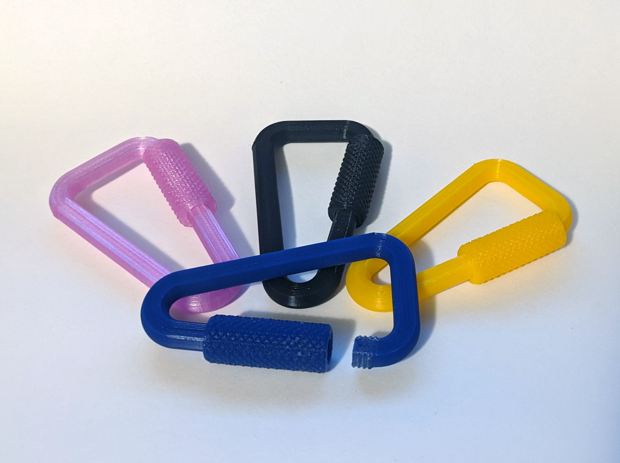 FLAT END CARABINER