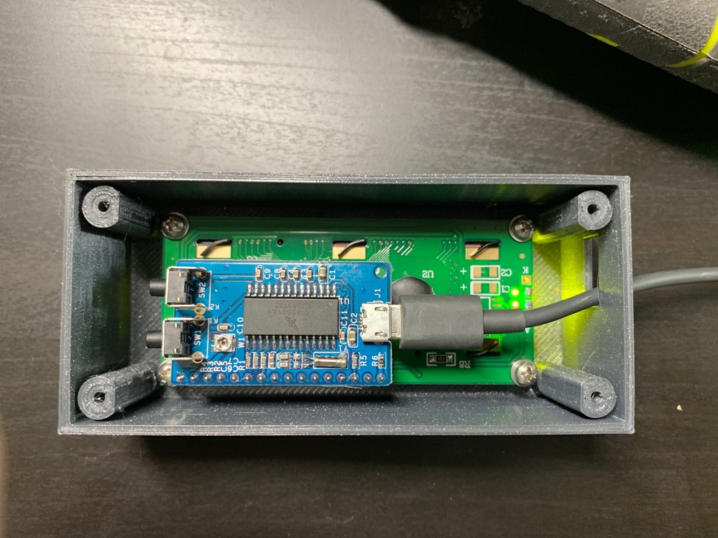 LCD 1602 Case Remix by sungo Download free STL model