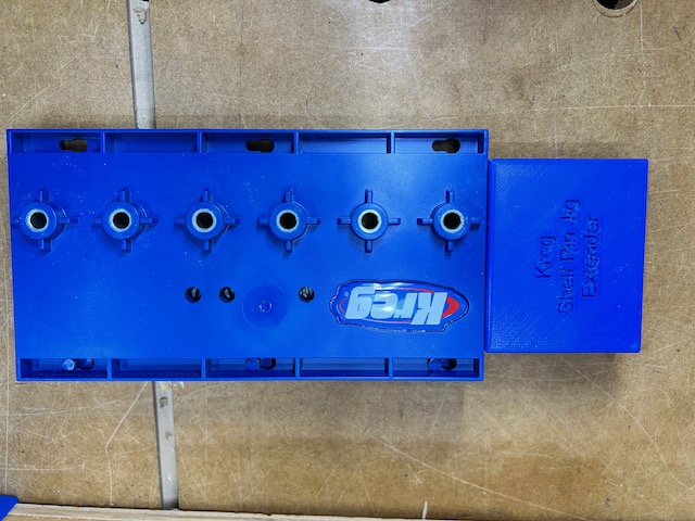 Kreg Shelf Pin Jig Extender