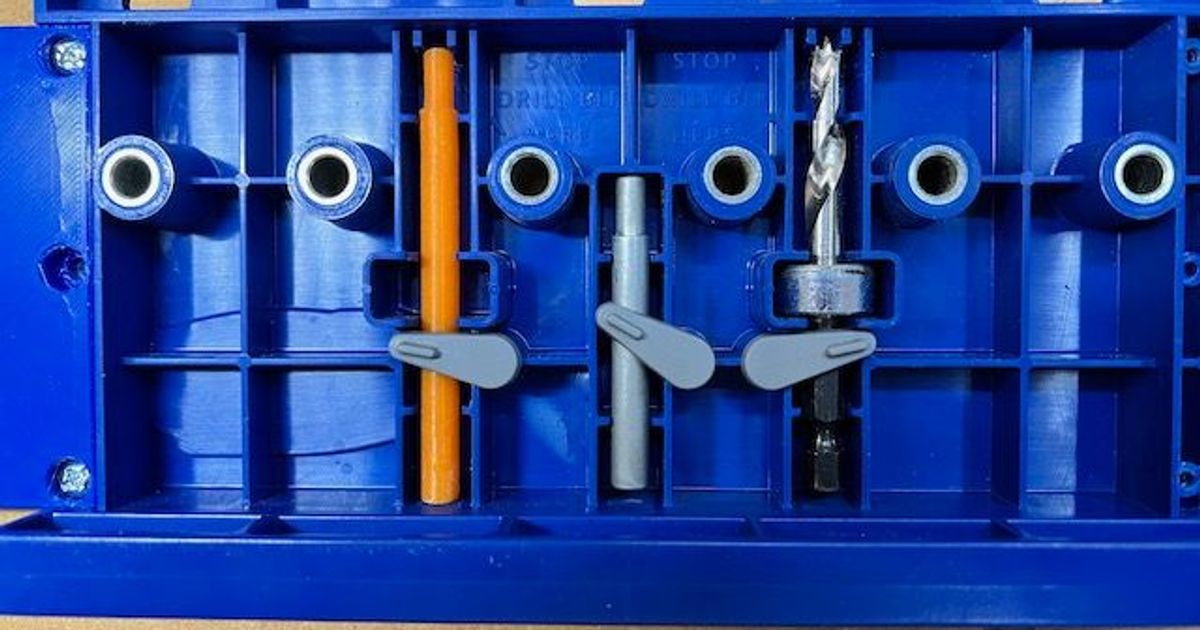 Kreg Shelf Pin Jig Pin by Darrens Download free STL model