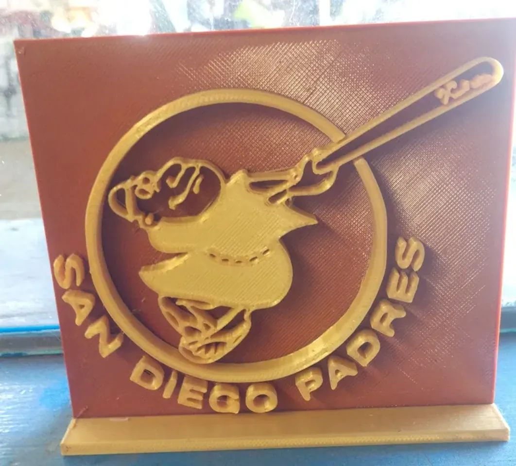 San Diego Padres Swinging Friar by Supreme2k, Download free STL model