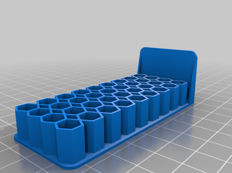 Miniatura 5 do modelo 3D hex bit storage for 1/4" Hex Bits