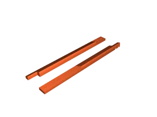 PNA Square Dowel and Dowel Clips