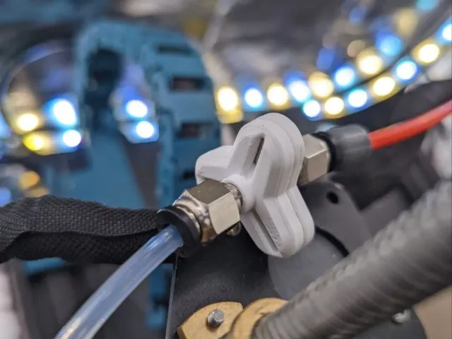 Magnetic PTFE connector - M6 connector, 8x2 magnets
