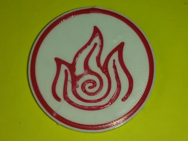 Fridge Toys: Atla Fire Symbol