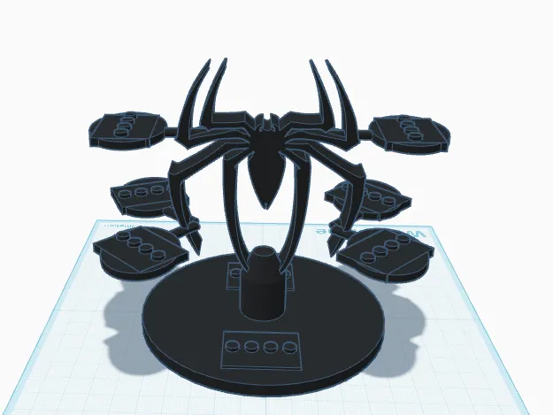 spiderman mini figure stand