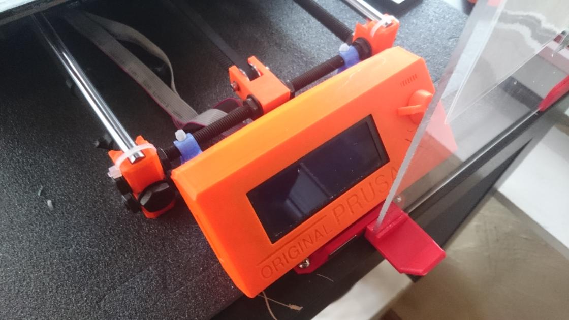 Prusa i3 MK2S shorter LCD support
