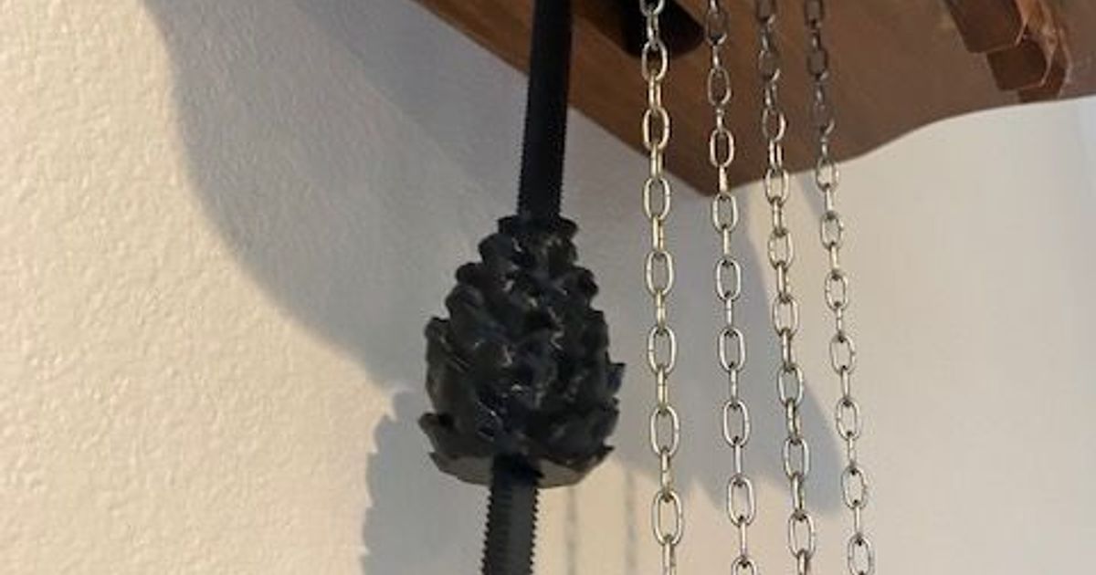 cuckoo clock pine cone pendulum with fine adjustment by ThomPatterson
