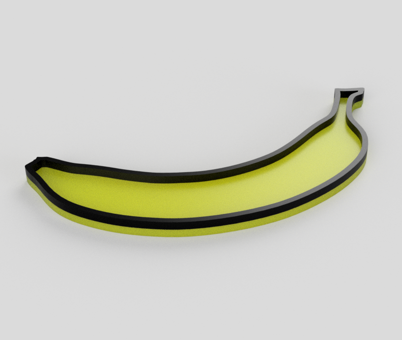 Banana fridge by mcko Download free STL model