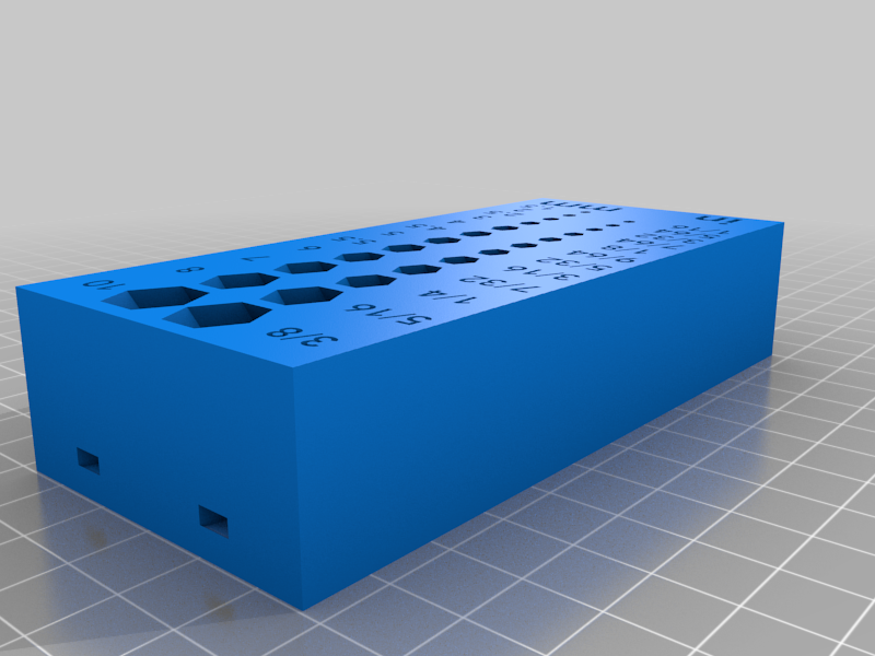 Parametric Pegboard Allen Wrench Organizer