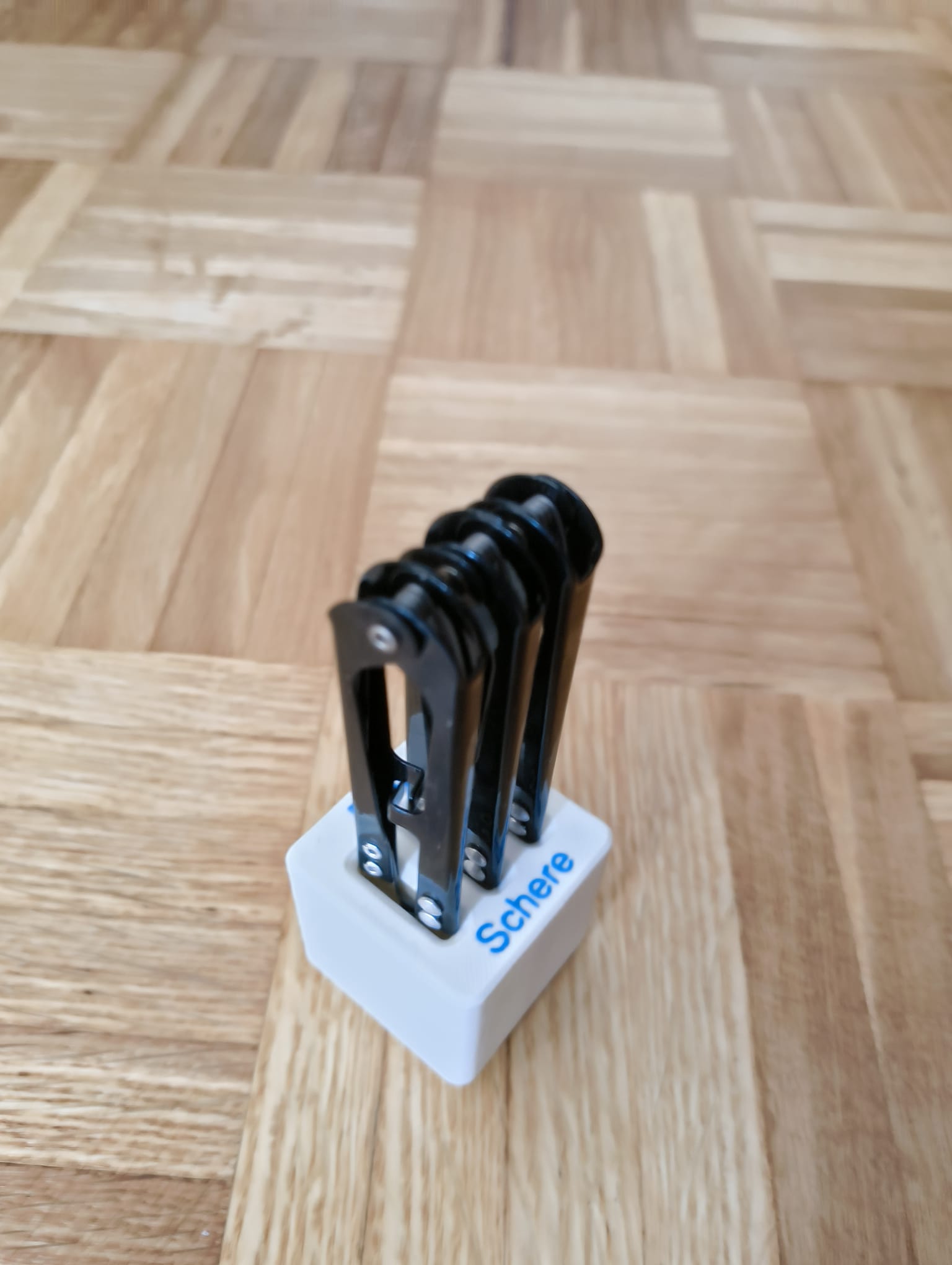 Leaf (Sewing) scissor holder Gridfinity