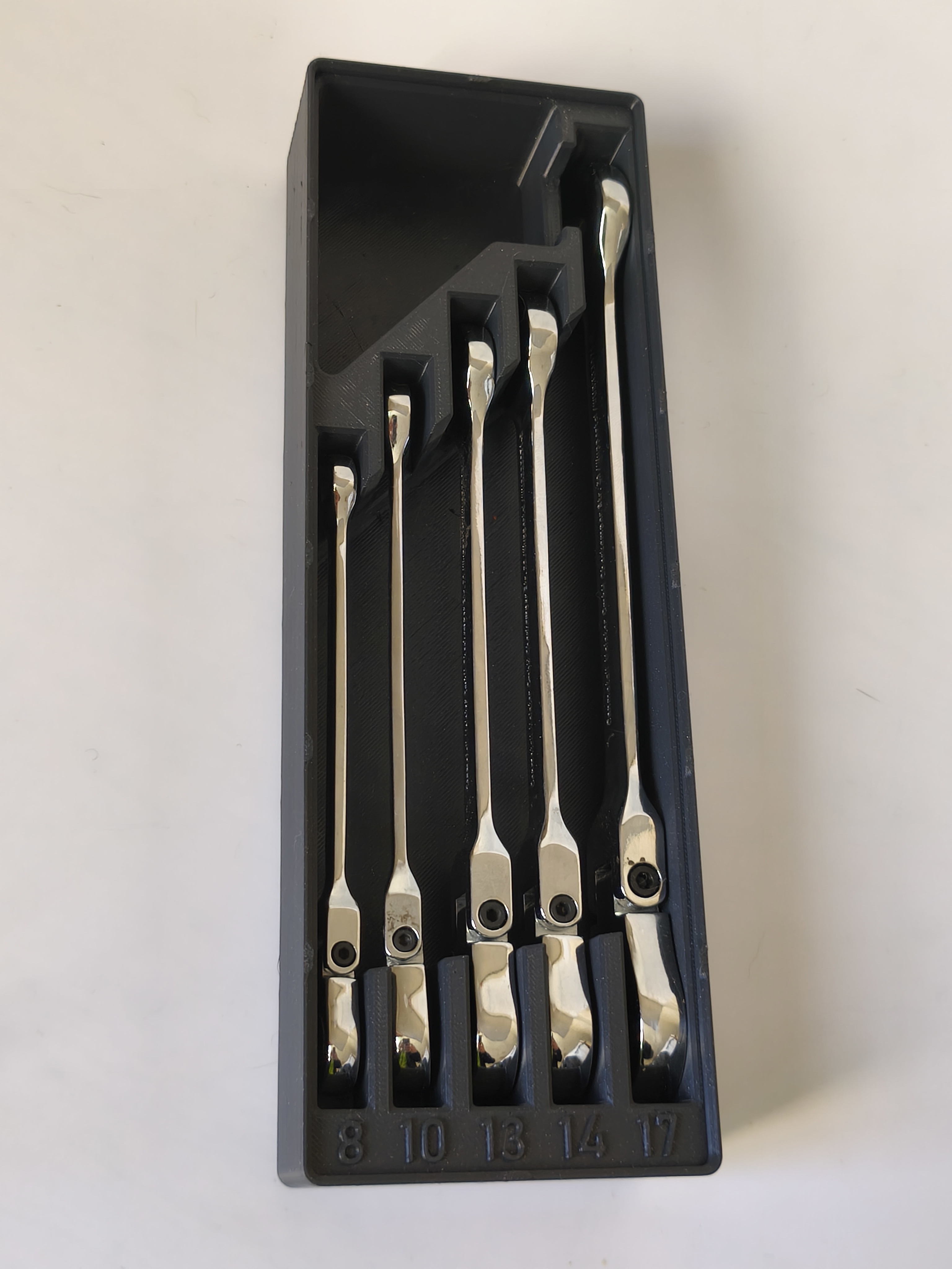 Parkside articulated spanner set Gridfinity tray