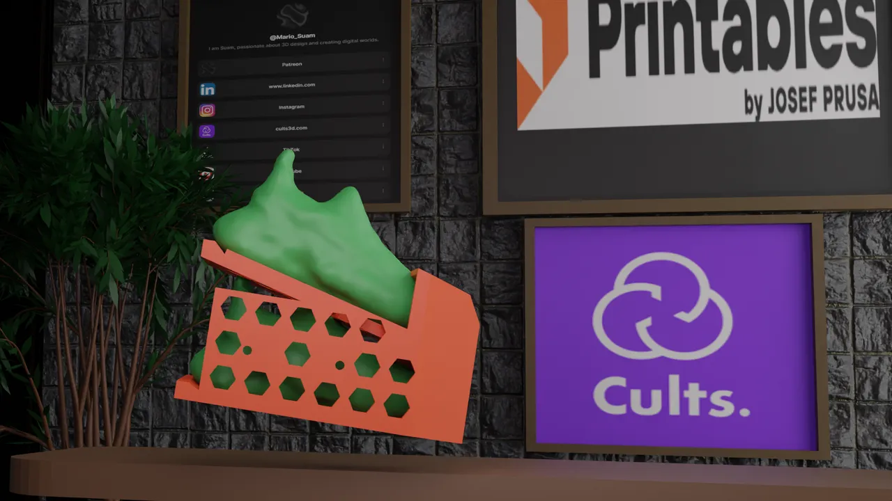 Double-Tier Wall-Mounted Shoe Rack – Tilted and Compact Design by Suam |  Download free STL model | Printables.com, image size:1280x720
