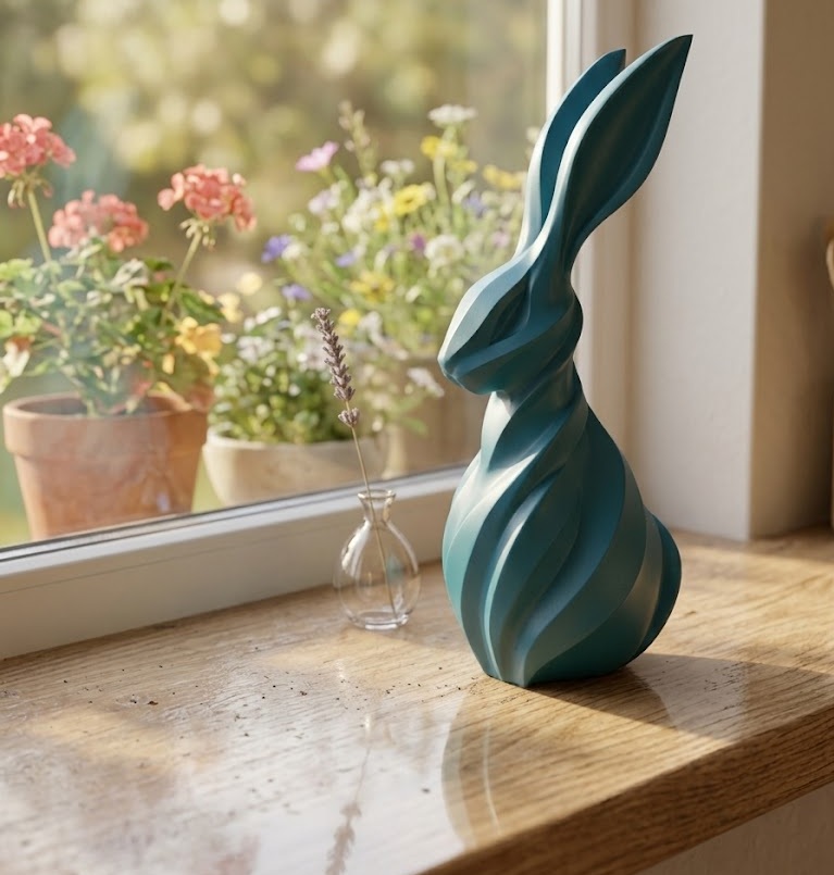 Minimalist Twist Bunny