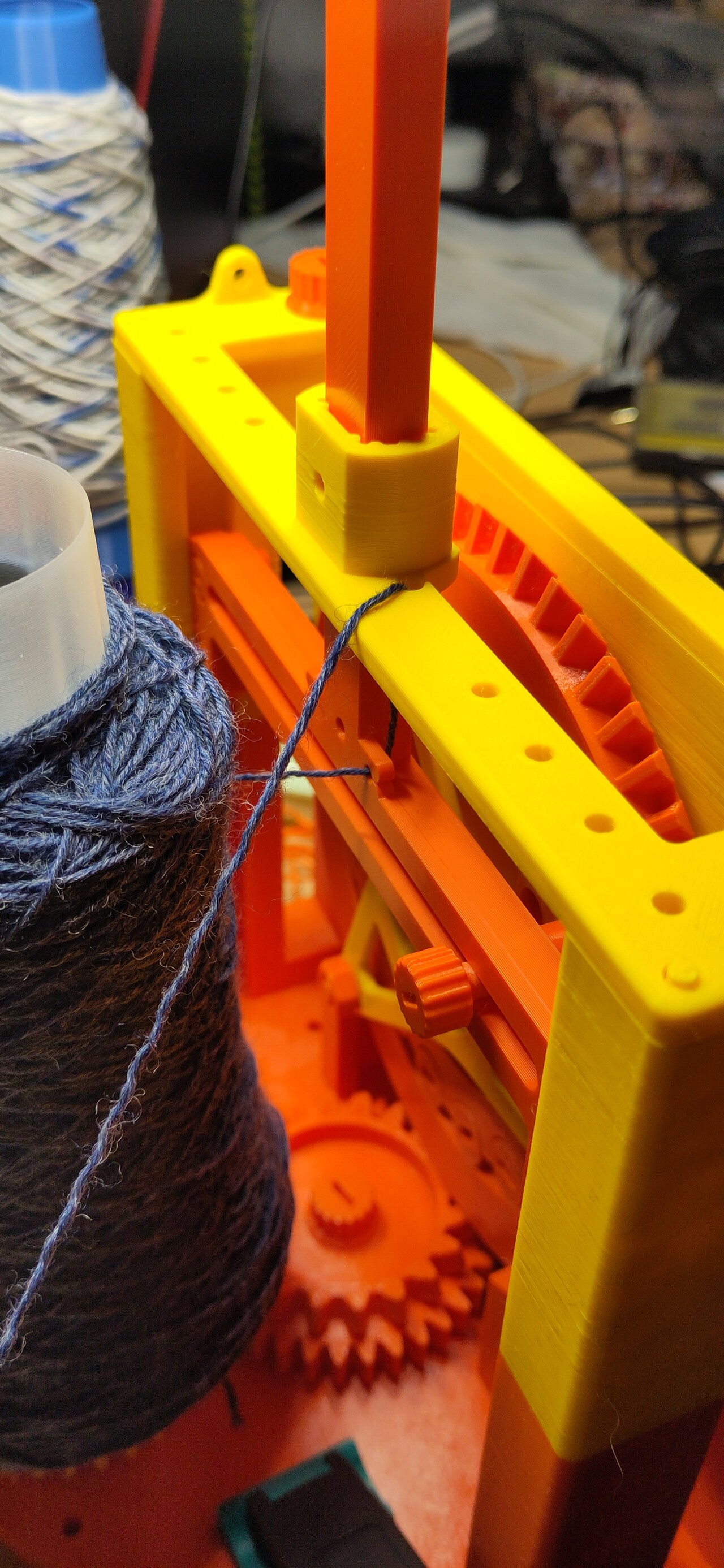 Rewinding improvements for Yarnico's Cone winder