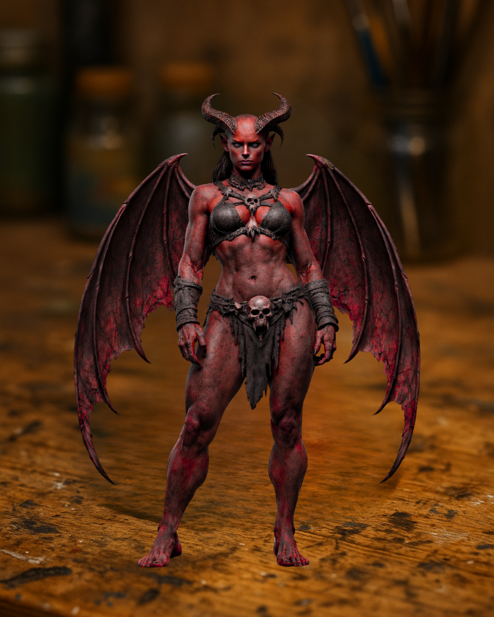 Succubus Queen — Winged Demoness of Dark Desire