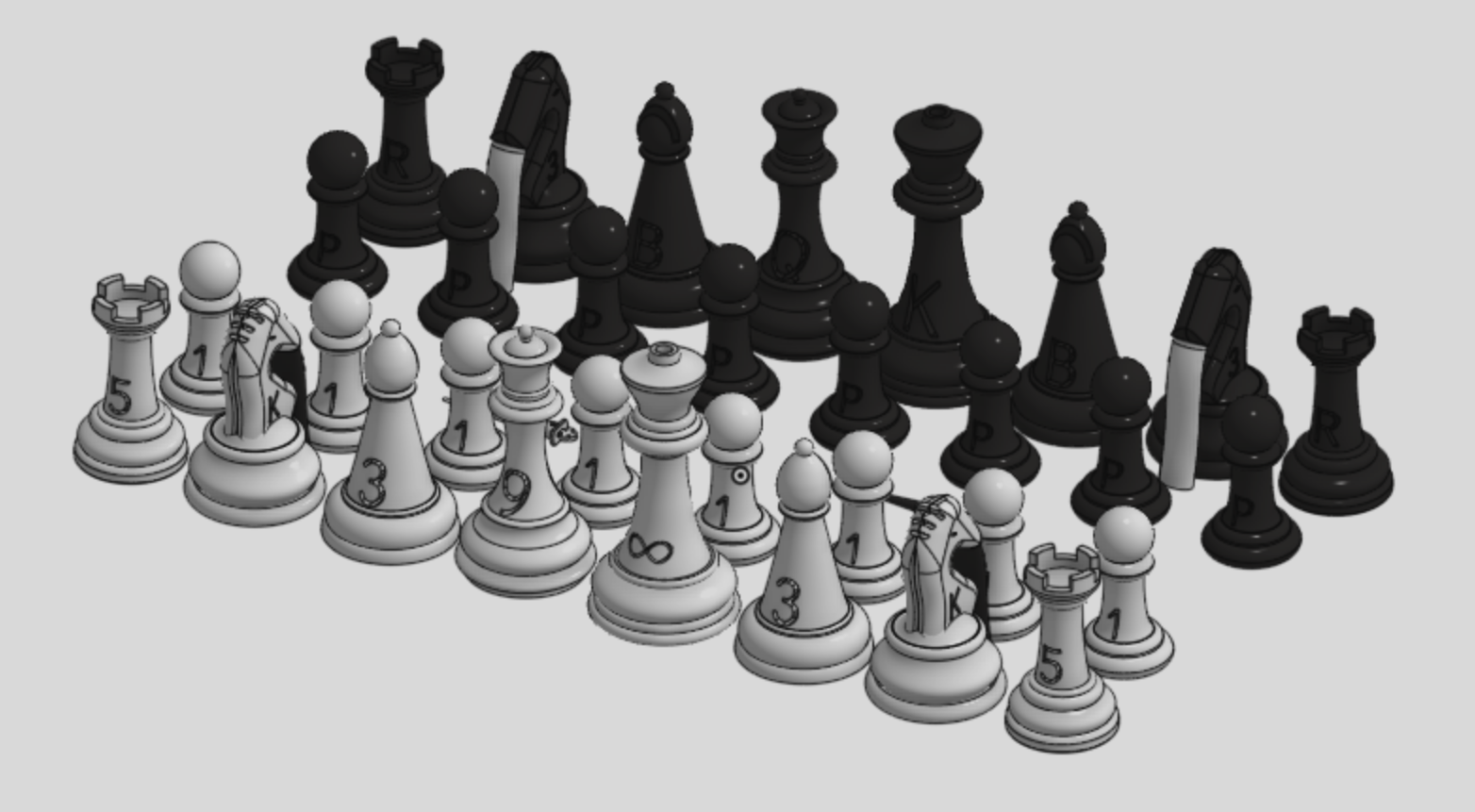 Beginner chess set