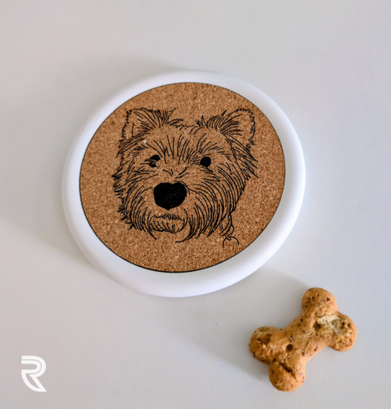 Cork Integrated Coaster