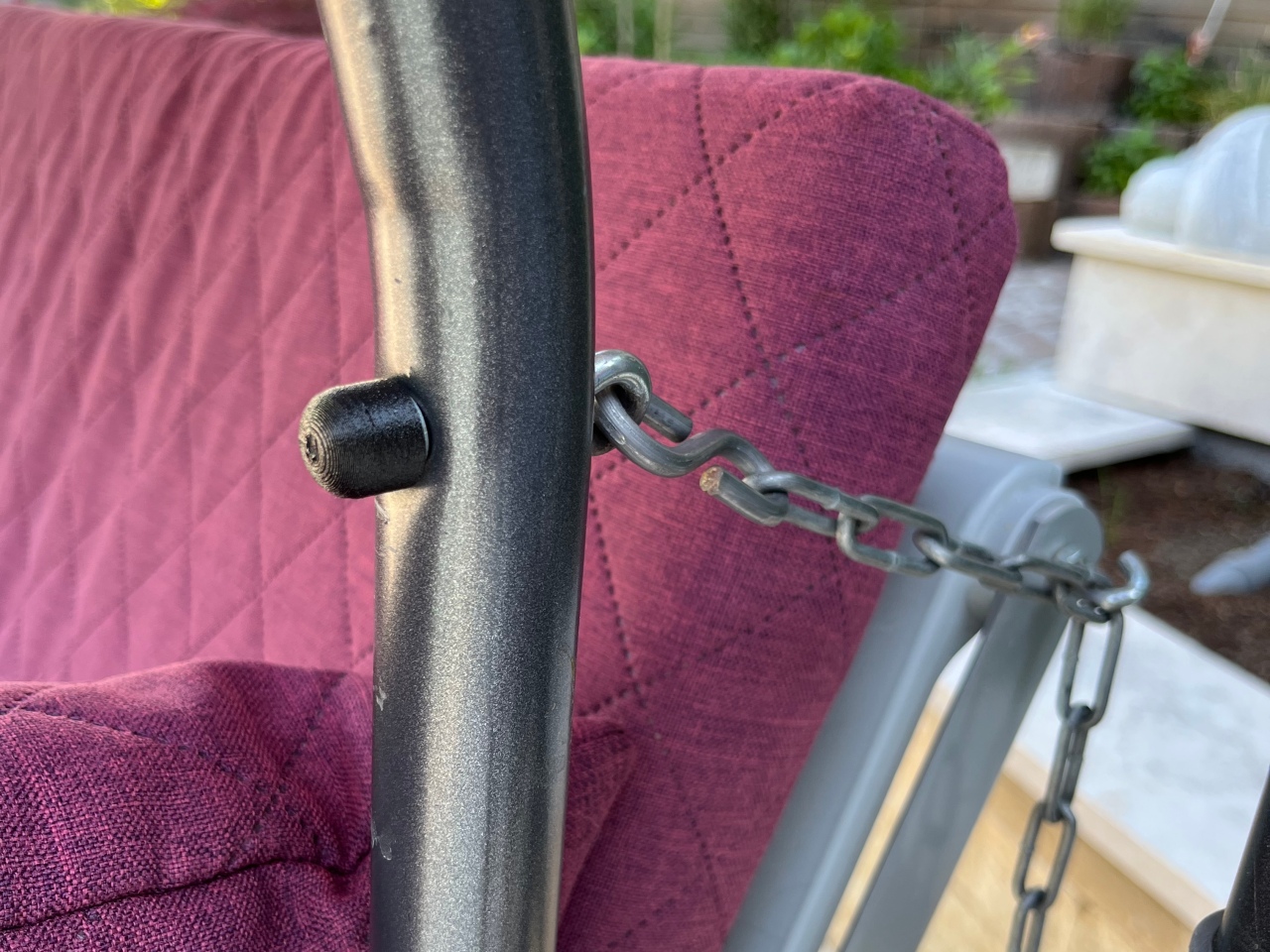 Hollywoodschaukel Schraubenabdeckung