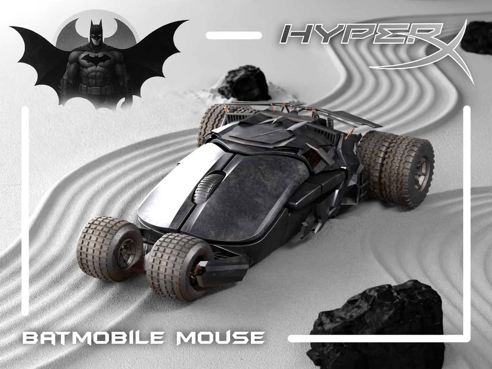Batmobile HyperX Mouse