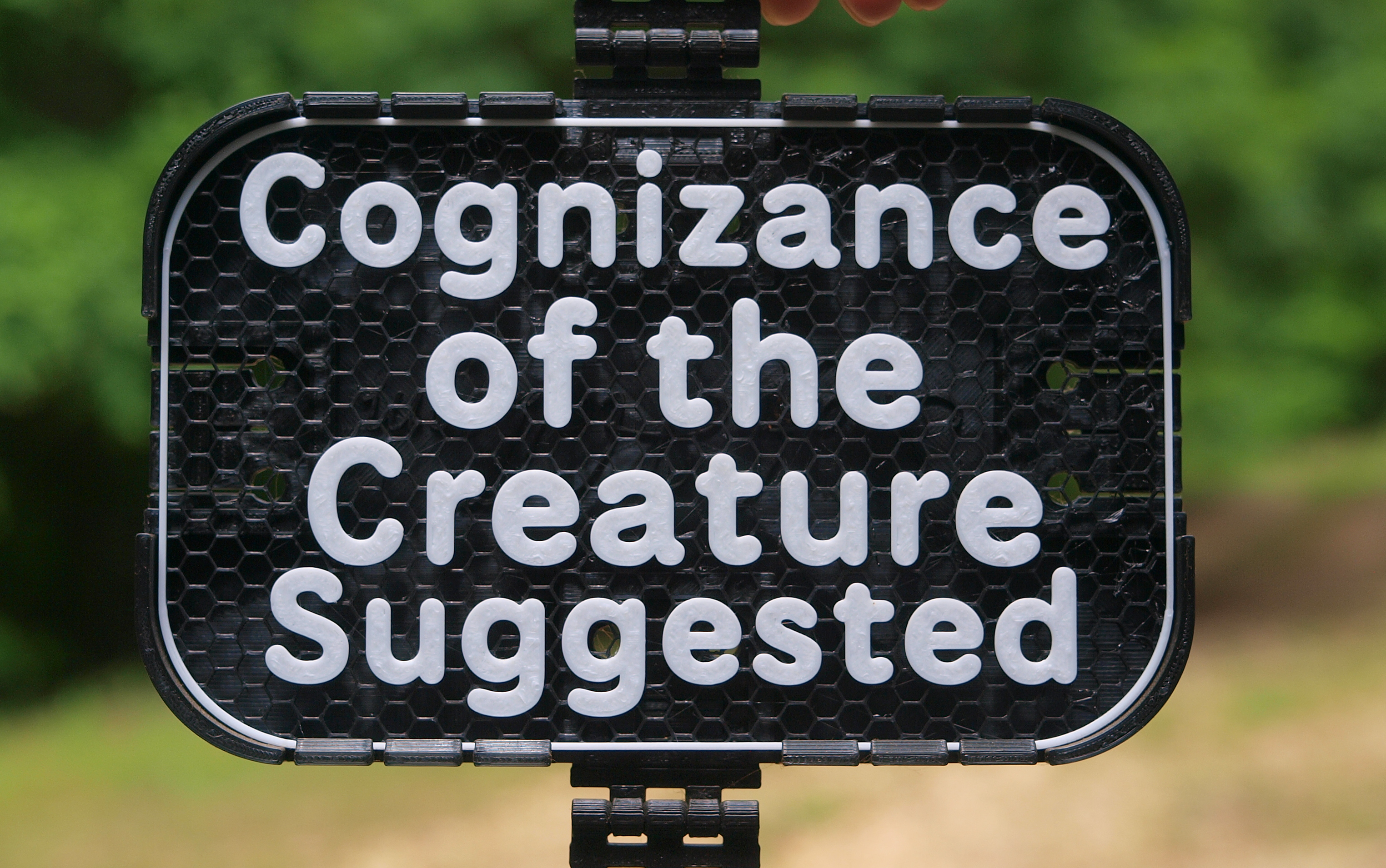 Cognizance of Creature sign