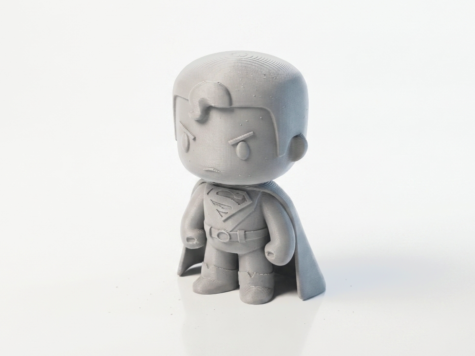 Chibi Superman Figurine Cute Hero 3D Printable