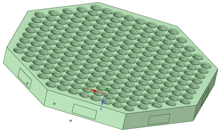Miniatura 5 do modelo 3D modular pegboard / pinboard combination