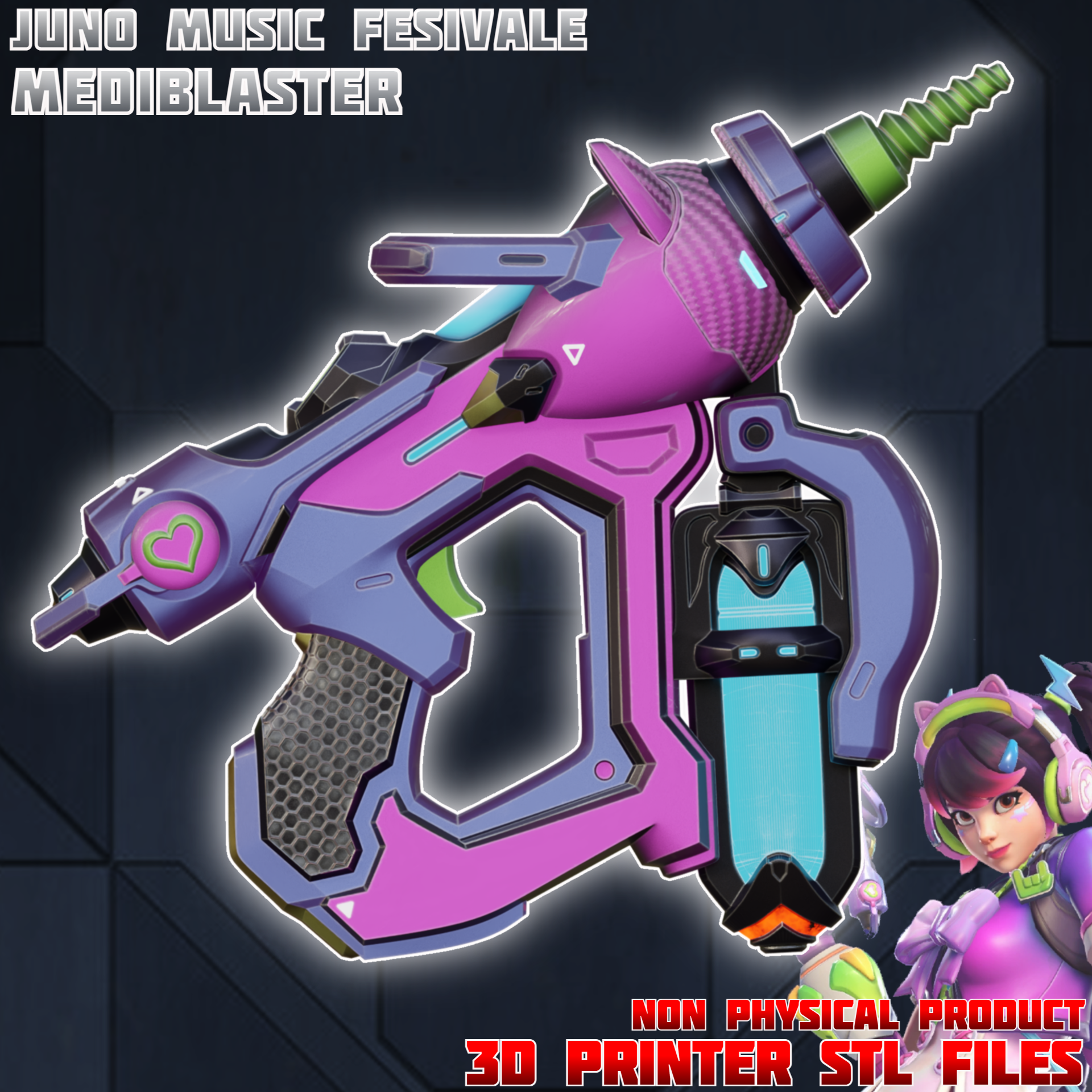 Juno Music Festival MediBlaster Pistol Overwatch