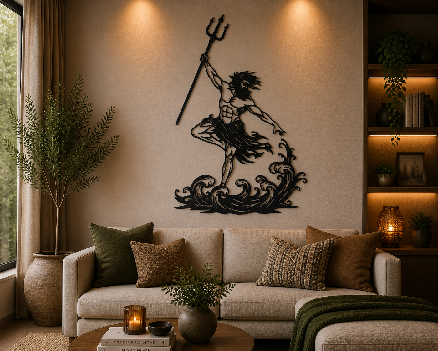 Poseidon Ocean Power 2D Wall Art