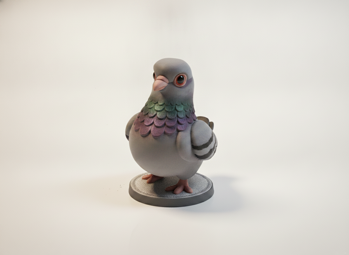 Cute Pigeon Standing