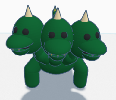 Low-Poly Hydra Model — miniatura 3