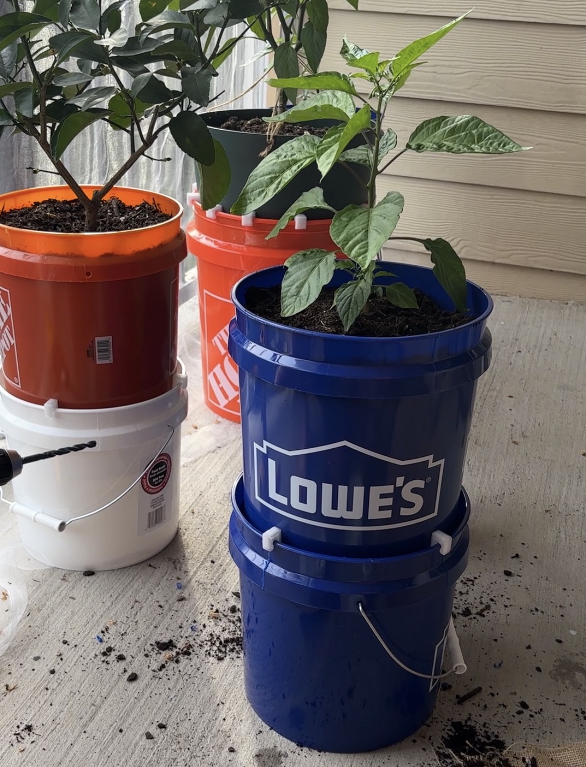 Bracket for Bucket Self-Watering Planter