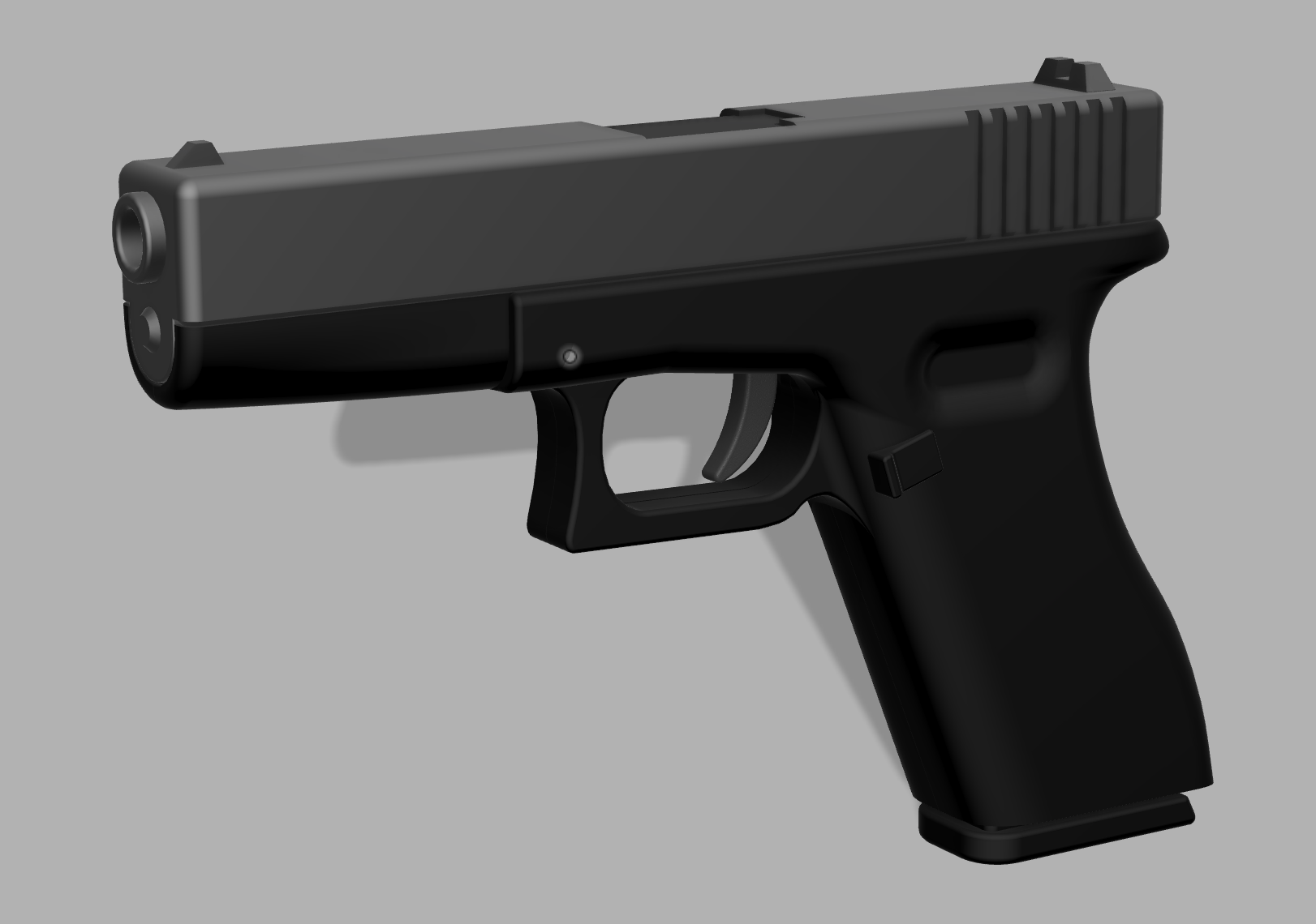 Prop Gun Inspired by Glock 17 for Filmmaking