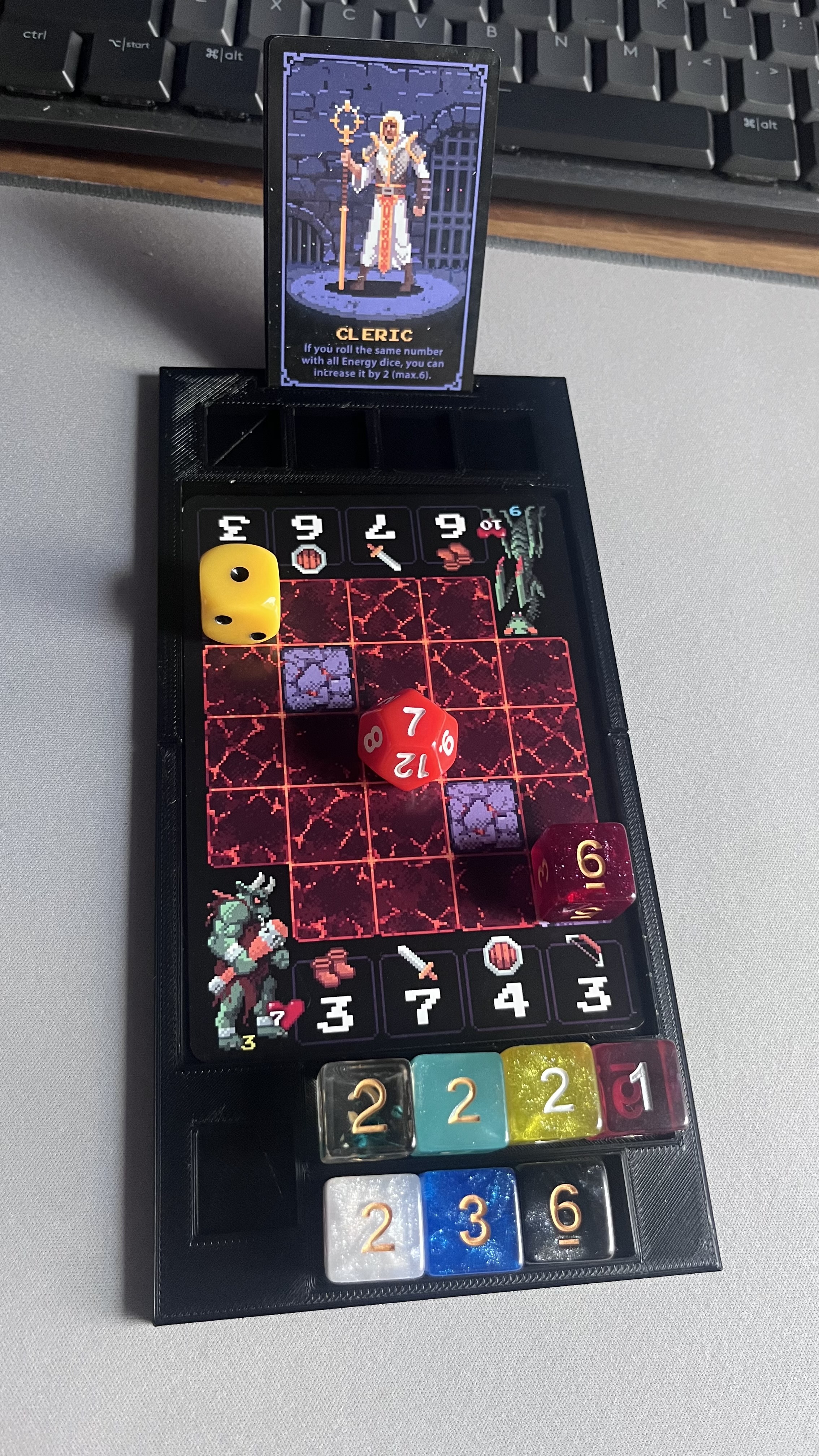 One Card Dungeon Play Tray