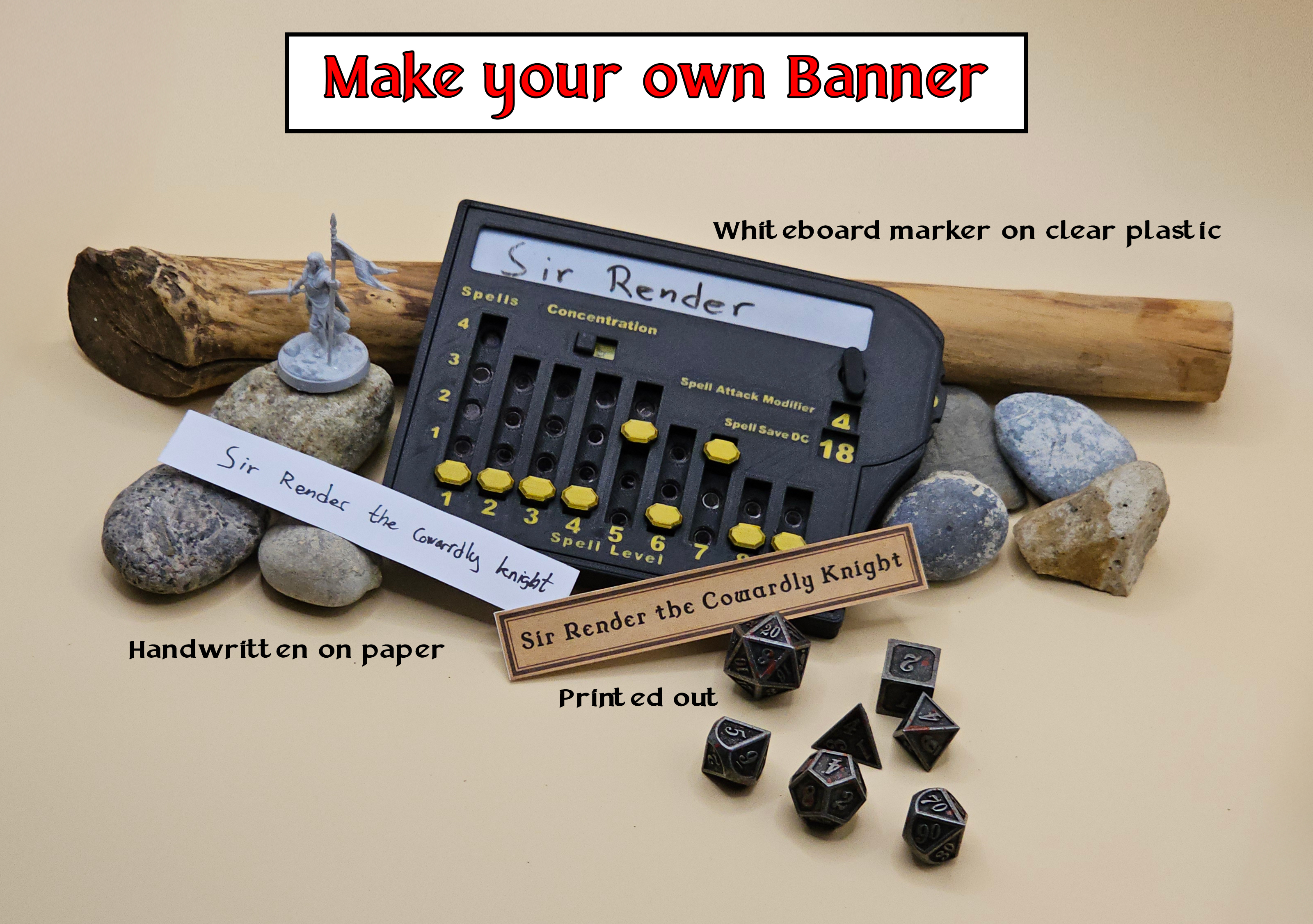 Miniatura 5 do modelo 3D DnD Spell Slot Tracker