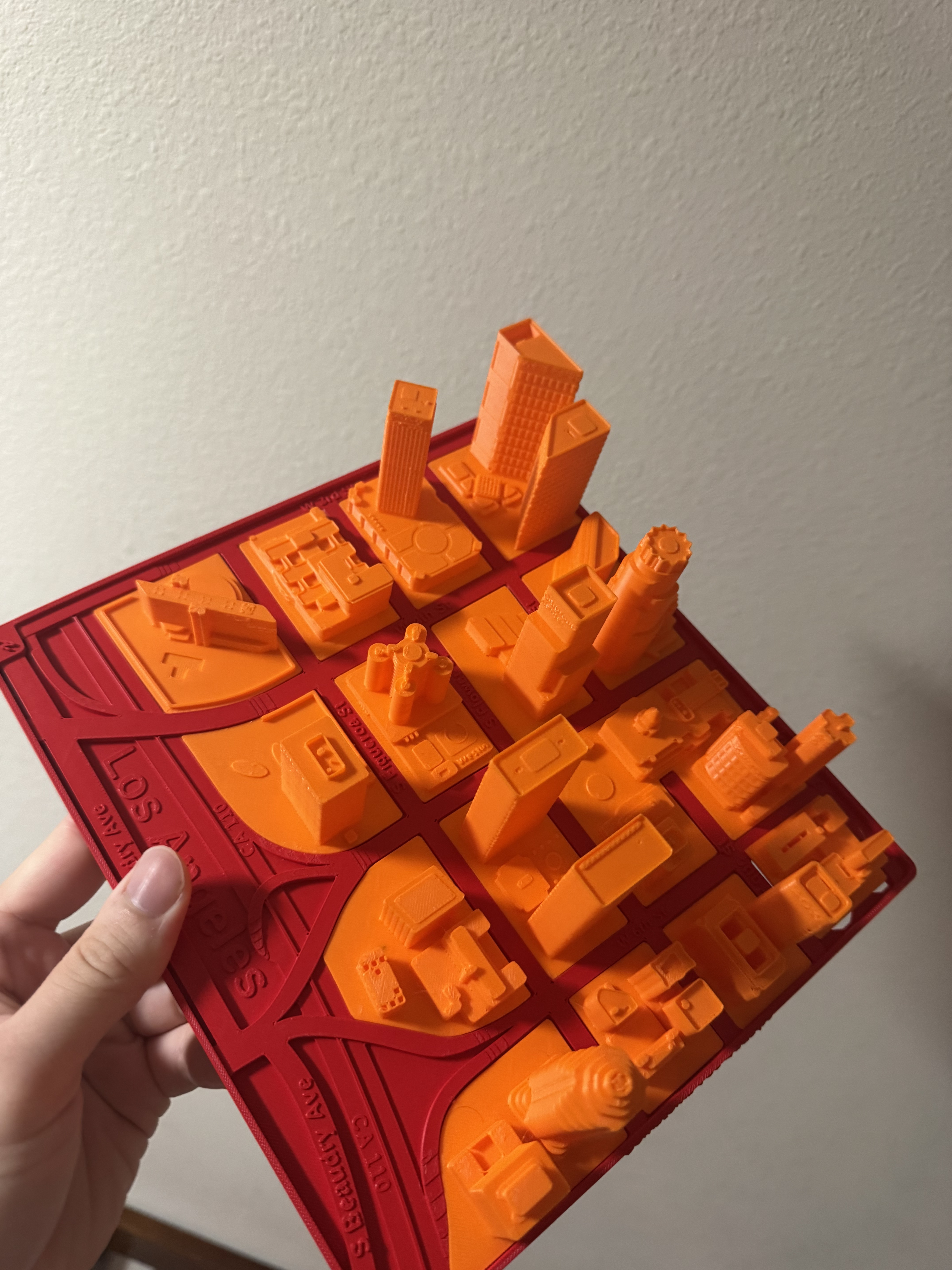 [PRINTED] Downtown Los Angeles Miniature Model