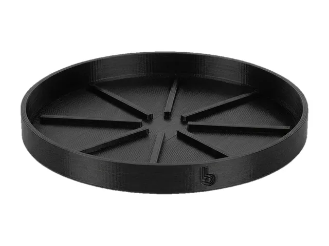 Plant Saucer with Drainage Ribs – Pot Stays Dry, 12 & 16 cm, No Supports