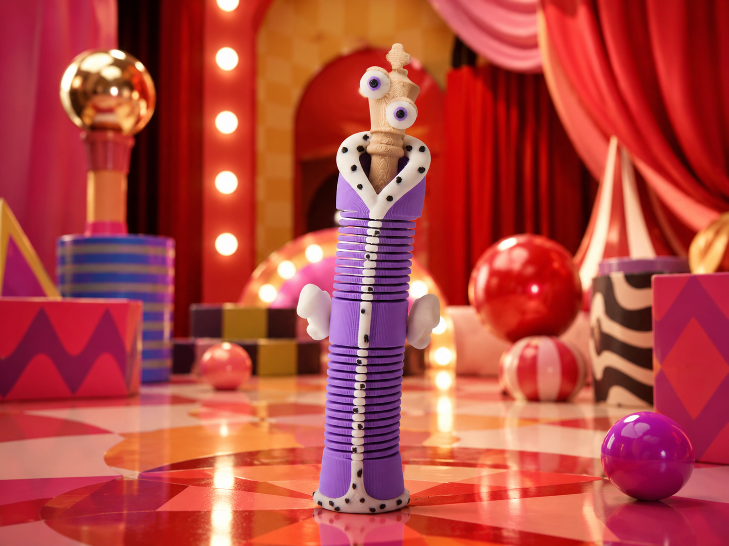 TADC Kinger Inspired Spiral Flexi Toy
