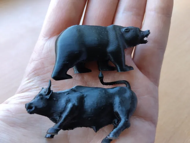 Wall Street Bull and Bear Market