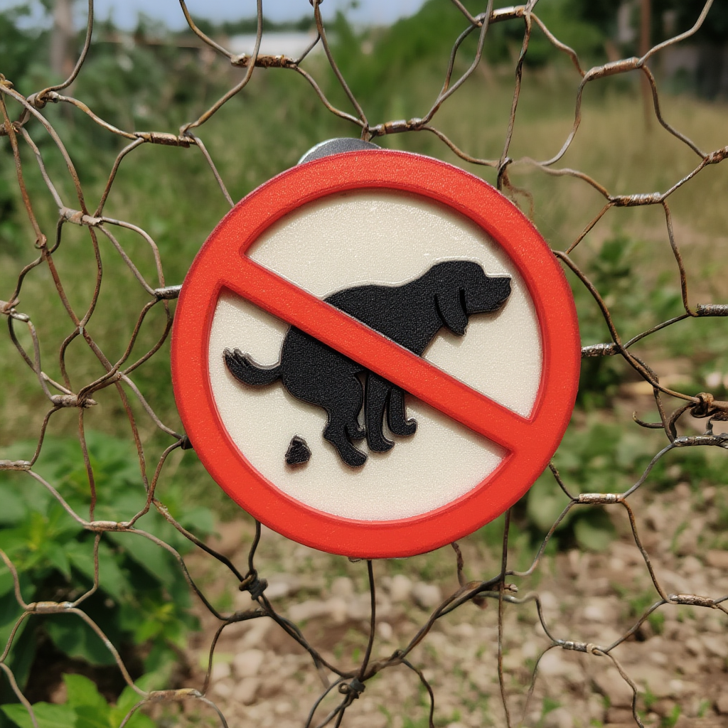 Dog Poop Prohibition Sign – Clean & Clear Outdoor Message