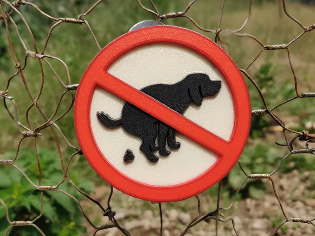 Dog Poop Prohibition Sign – Clean & Clear Outdoor Message