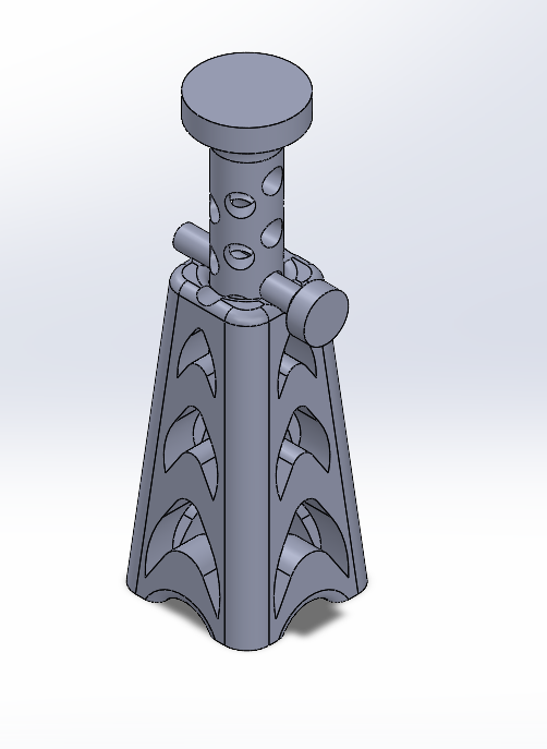 Miniatura 2 do modelo 3D GPU Support Stand