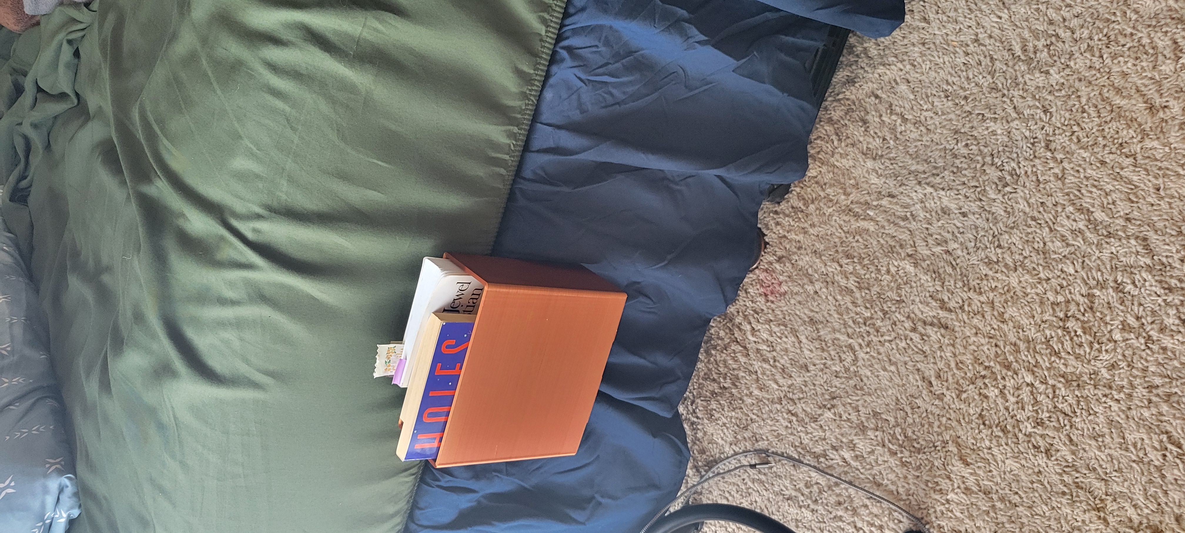 Bedside book caddy