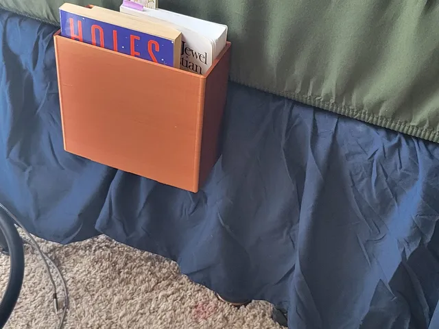 Bedside book caddy