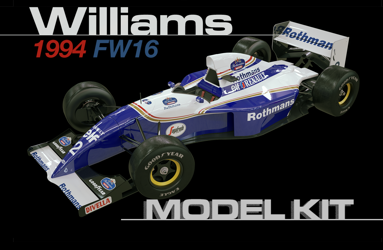 Ayrton Senna's Williams FW16: F1/Formula 1 Car Model Kit