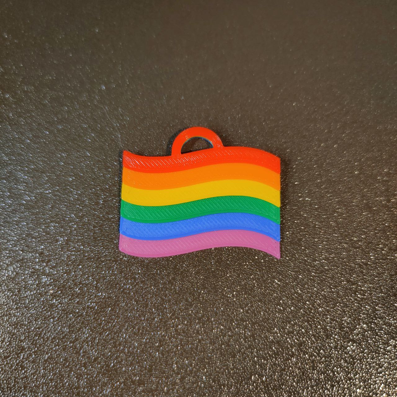 LGBT Flag Keychain