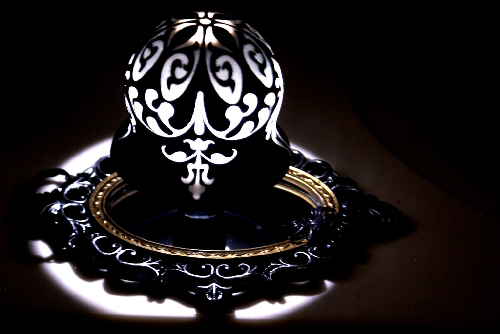 Filigree Lamp Shade (or Vase)