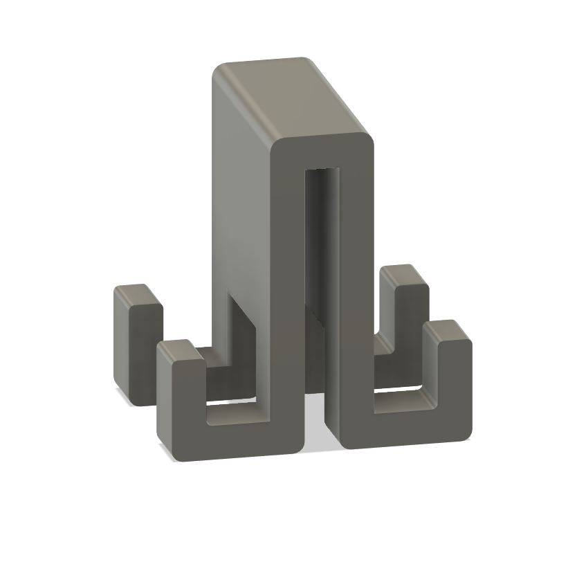 Miniatura 2 do modelo 3D Shower glass double hook