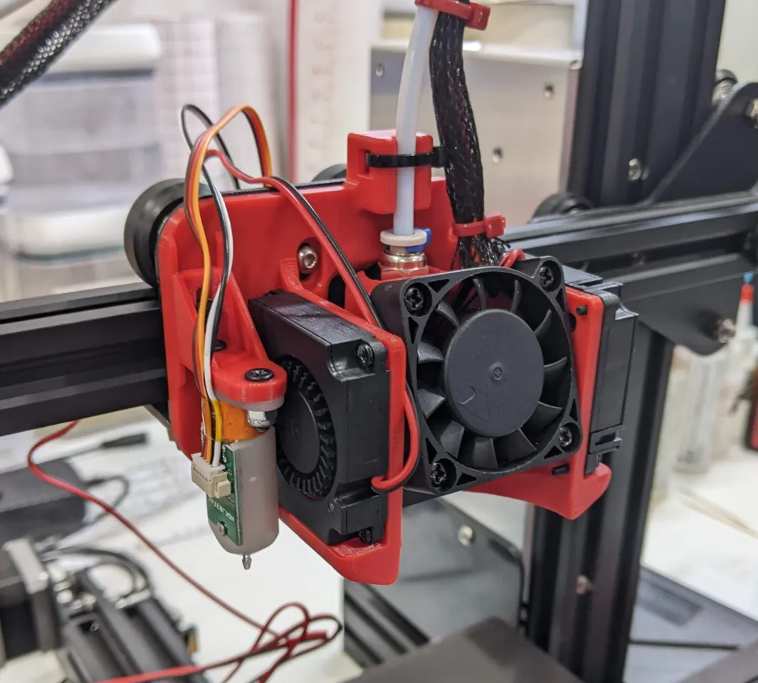 Dual Cooling Fan Upgrade with BLtouch Mount for Creality Ender 3 and Ender 3  Pro by cdsmakestuff, Download free STL model